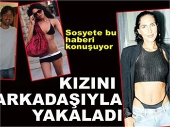 KIZINI ARKADAŞIYLA YAKALADI