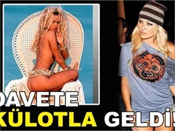 DAVETE KÜLOTLA GELDİ!