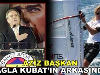 AZİZ BAŞKANDAN ÇAĞLA KUBAT'A DESTEK