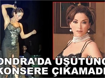 ÜŞÜTÜNCE KONSERE ÇIKAMADI!