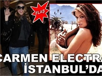 CARMEN ELECTRA TÜRKİYE'DE!