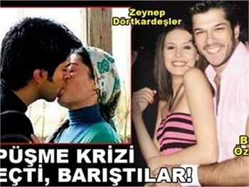 ÖPÜŞME KRİZİ GEÇTİ, BARIŞTILAR