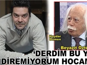 'DERDİM BU YA, İNDİREMİYORUM HOCAM'