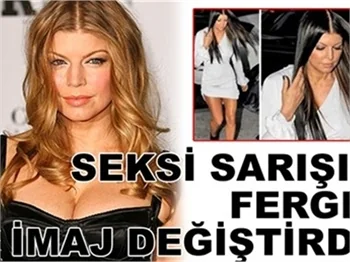 SEKSİ SARIŞIN FERGİ İMAJ TAZELEDİ!