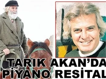 ÜNLÜ OYUNCUDAN PİYANO RESİTALİ