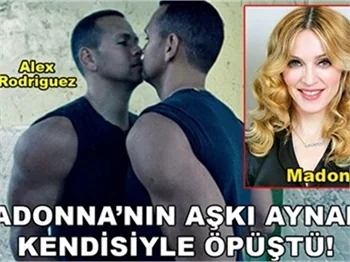 AYNADA KENDİSİYLE ÖPÜŞTÜ..