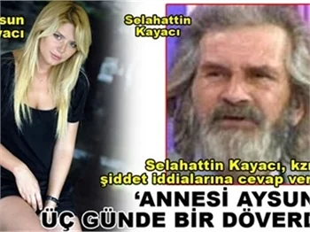 ANNESİ AYSUN'U ÜÇ GÜNDE BİR DÖVERDİ