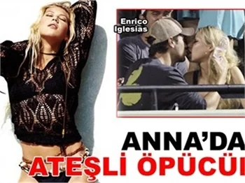 ANNA'DAN ATEŞLİ ÖPÜCÜK!