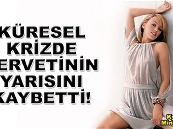 KRİZDE SERVETİNİN YARISINI KAYBETTİ