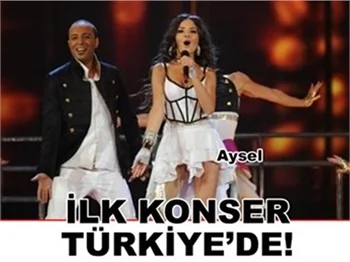 İLK KONSER TÜRKİYE'DE