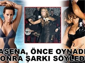 ÖNCE OYNADI SONRA ŞARKI SÖYLEDİ!