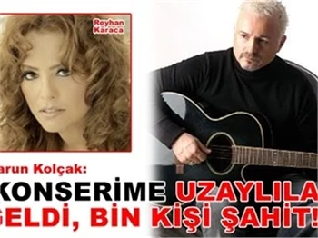 KONSERİME UZAYLILAR GELDİ