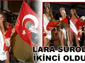 LARA SUROL, İKİNCİ OLDU