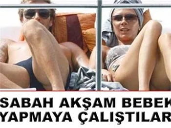 BALAYI DEĞİL, BEBEK TATİLİ YAPMIŞLAR!