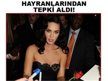 MEGAN FOX'U ÜZDÜLER!