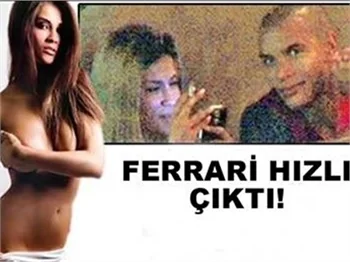 FERRARİ İSTANBUL'DA BU GÜZELLE YAKALANDI