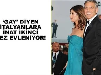 GEORGE CLOONEY EVLENİYOR!