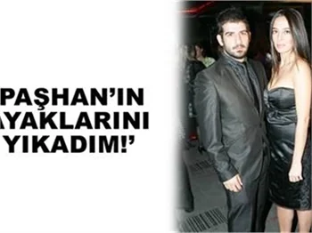 AYAKLARINI YIKAMIŞ