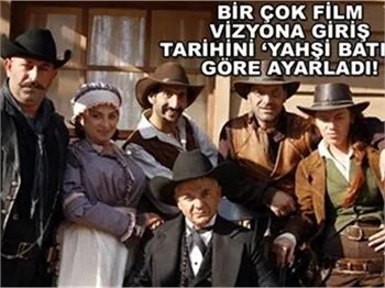 KOVBOYLAR GELDİ KASABA BOŞALDI