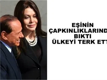FİRST LADY BERLUSCONI'YI TERK ETTİ
