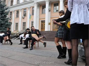 Böyle protesto görülmedi..