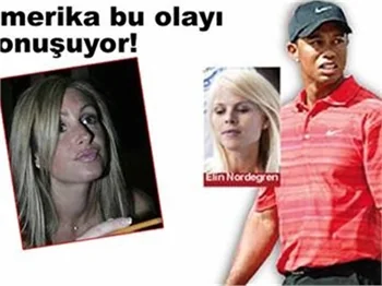 TIGER WOODS EŞİNDEN DAYAK YEDİ!