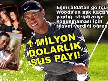 1 MİLYON DOLARLIK 'SUS PAYI' ÖDEDİ