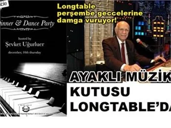 AYAKLI MÜZİK KUTUSU LONGTABLE'DA