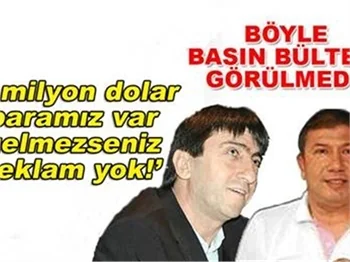 BÖYLE BASIN BÜLTENİ GÖRÜLMEDİ!