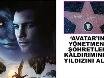 'AVATAR' FİLMİNİN YÖNETMENİ ŞÖHRETLER KALDIRIMINDAKİ YILDIZINI ALDI!