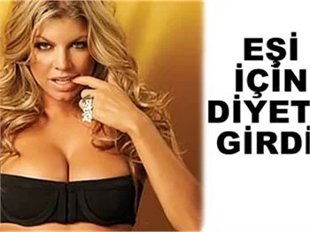 EŞİ İÇİN DİYETE GİRDİ