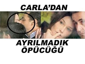 NICOLAS SARKOZY VE EŞİ TAŞ ÇATLATTI