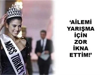 AİLESİNİ ZOR İKNA ETTİ