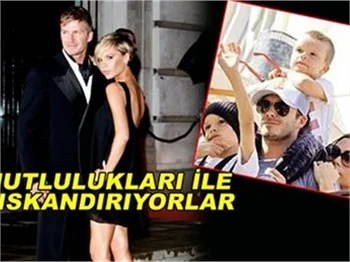 BECKHAM AİLESİ KONSERDE