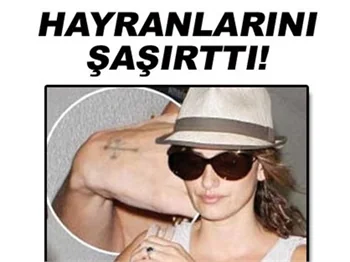 PENELOPE CRUZ İNANCINI ELİNE RESMETTİ