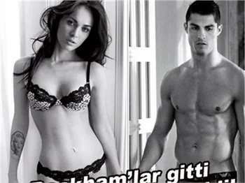 BECKHAM’LAR GİTTİ RONALDO VE FOX GELDİ