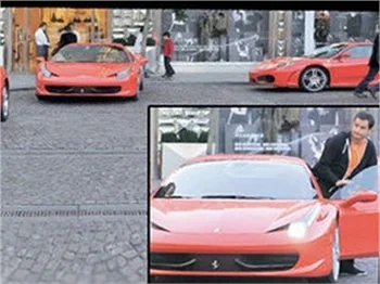 ACUN, FERRARİ'Sİ İLE GÖVDE GÖSTERİSİ YAPTI