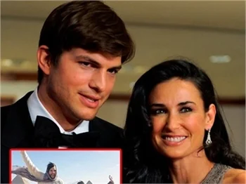 MOORE VE KUTCHER MISIR'DA AŞK TAZELEDİ