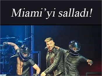 RICKY MARTIN'NİN DÜNYA TURUNDAN GÖRÜNTÜLER!