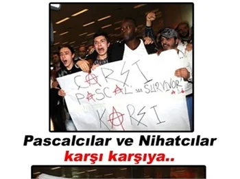 HAVAALANINDA PASCAL NOUMA İZDİHAMI!