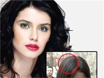 BEREN SAAT’İN SAÇLARI HIZLA BEYAZLIYOR!