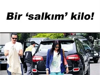 SALKIM'IN BAŞI DOĞUM KİLOLARIYLA DERTTE!