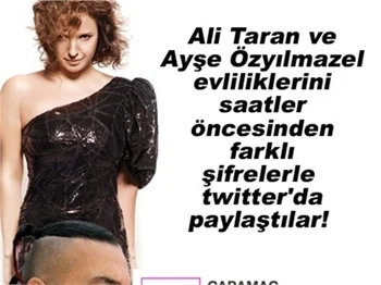 EVLİLİKLERİNİ ŞİFRELERLE TWİTTER'DA PAYLAŞTILAR!