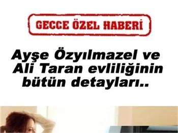 İŞTE ŞOK EVLİLİĞİN TÜM DETAYLARI!