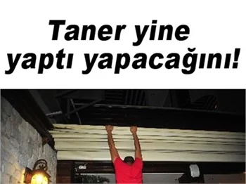 GİTTİĞİ MEKANIN ÇATISINA TIRMANDI!