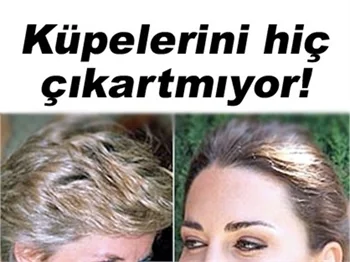 MIDDLETON, DIANA'NIN KÜPELERİNİ DE ALMIŞ!