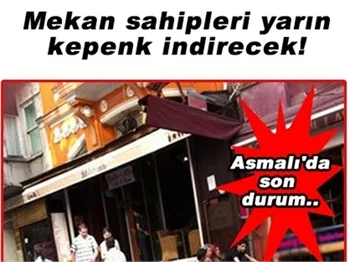 BEYOĞLU ESNAFI EYLEM KARARI ALDI..