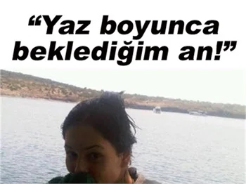 YILDIZ ÇAĞRI ATİKSOY'UN DALIŞ KEYFİ!