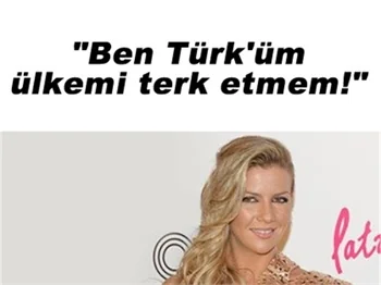 IVANA SERT BİR YERE GİTMEYİ DÜŞÜNMÜYOR!