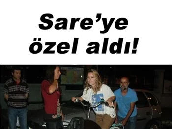 TUBA ÜNSAL'IN İLGİNÇ BİSİKLETİ!